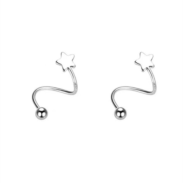 Star / Bead / Heart Alloy Ear Jacket