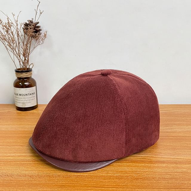 Flat Corduroy Cap