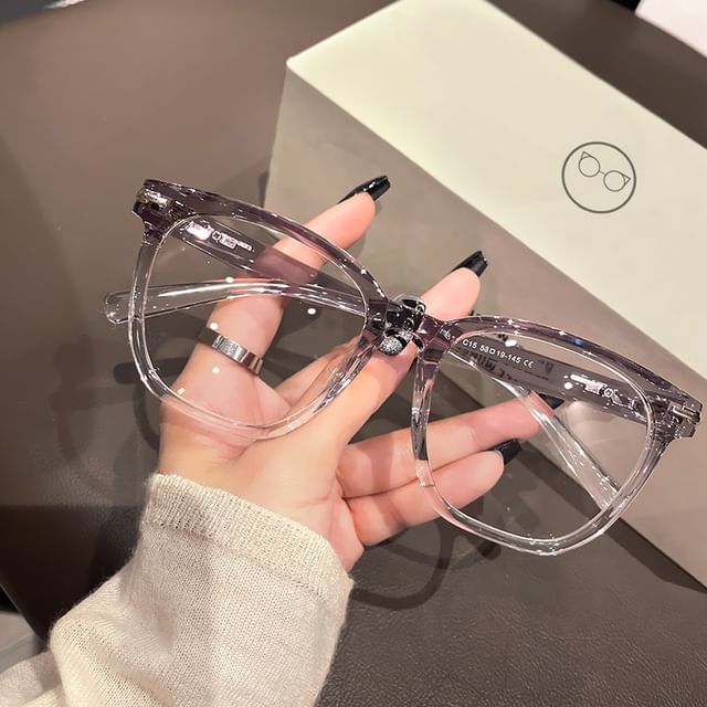 Square Blue Blocking Glasses Light