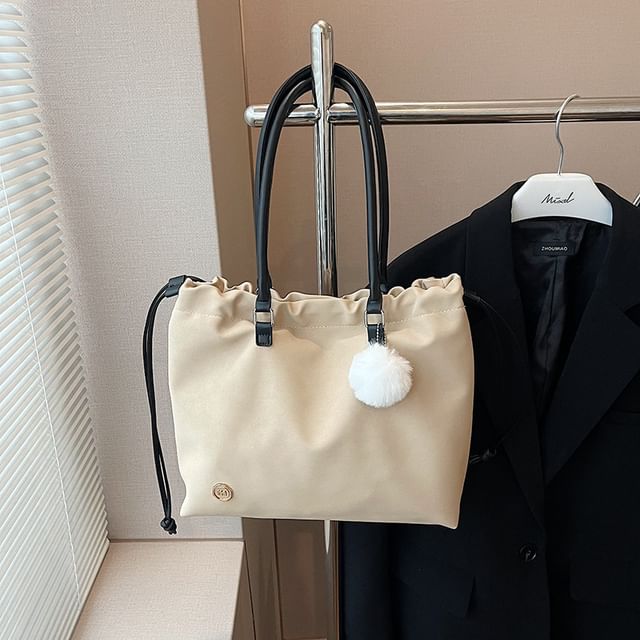 Tote Accent Drawstring Bag Logo