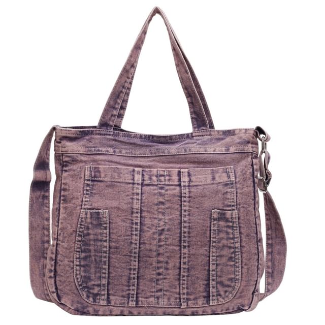 Denim Washed Bag Crossbody