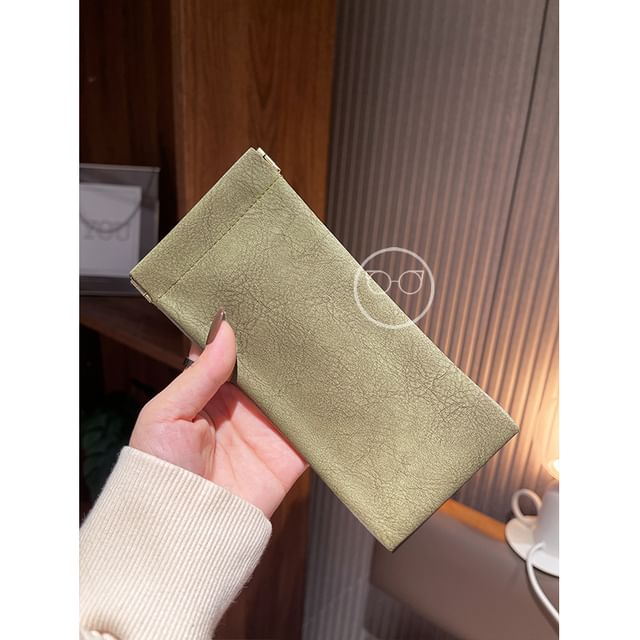 Leather Faux Glasses Case