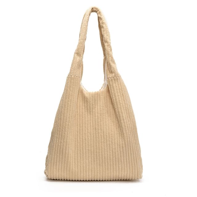 Plain Corduroy Bag Tote