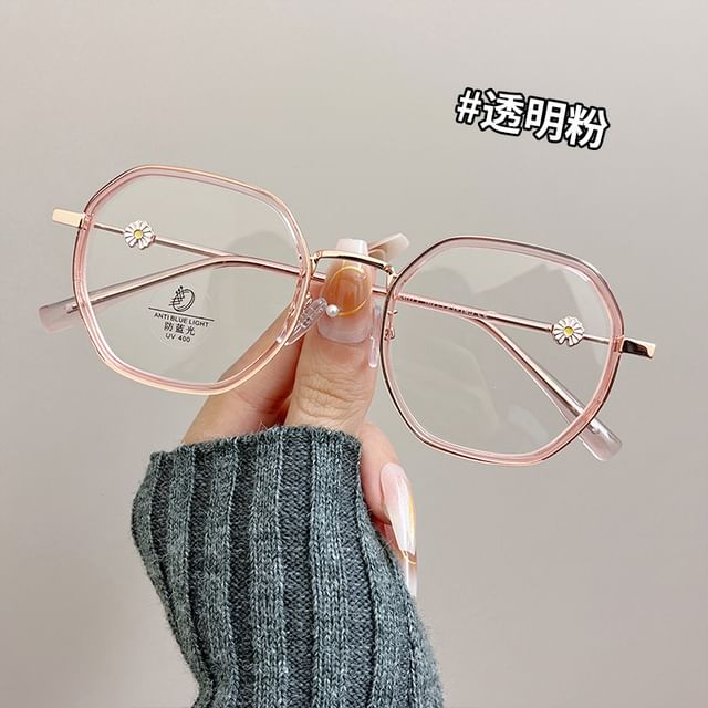 Light Geometric Blocking Blue Glasses