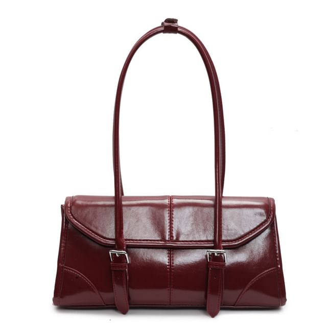 Tote Leather Flap Faux Bag
