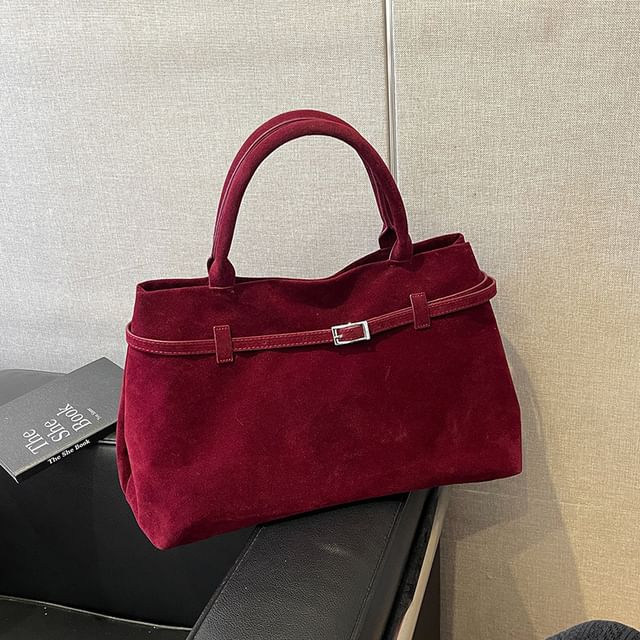 Bag Suede Tote Faux