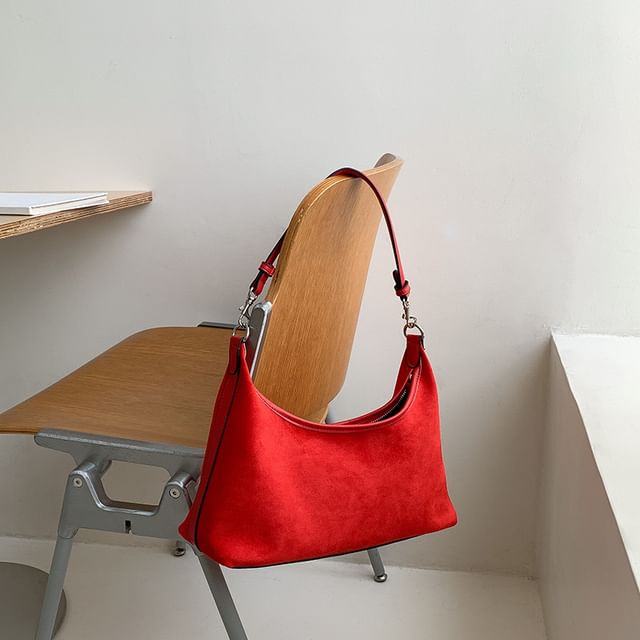 Bag Shoulder Faux Suede