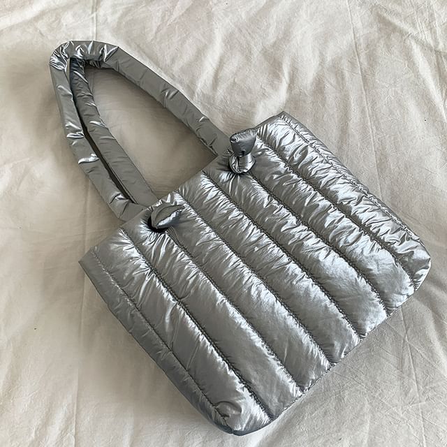 Plain Quilted Tote Bag