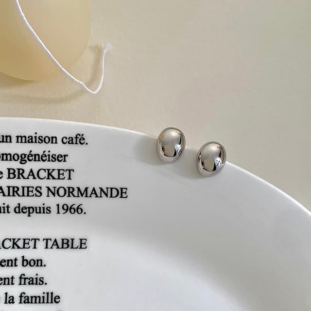 Alloy Polished Earring Stud