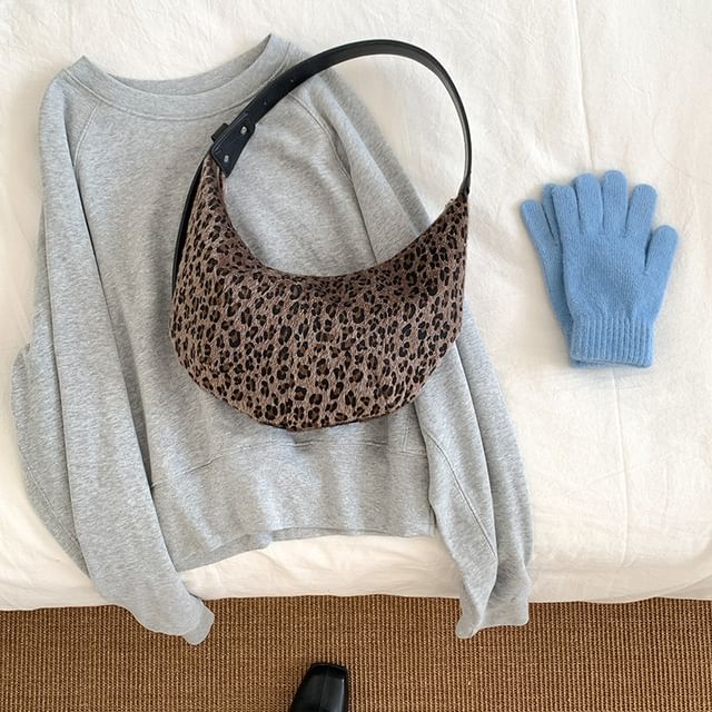 Leopard Print Shoulder Bag