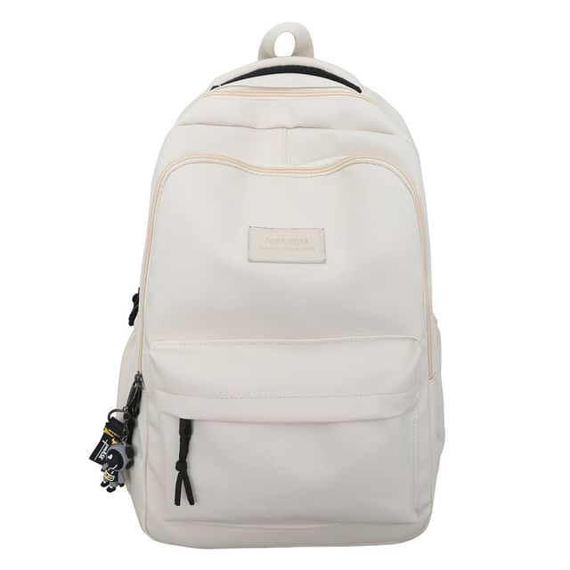 Bag Backpack Plain Applique Laptop / Set Charm