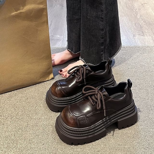 Up Shoes Platform Lace