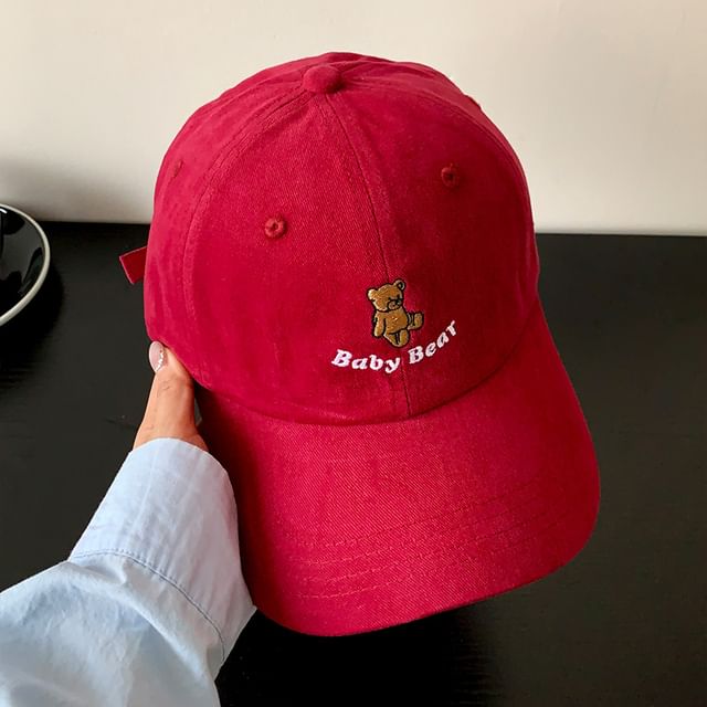Bear Cap Baseball Embroidered