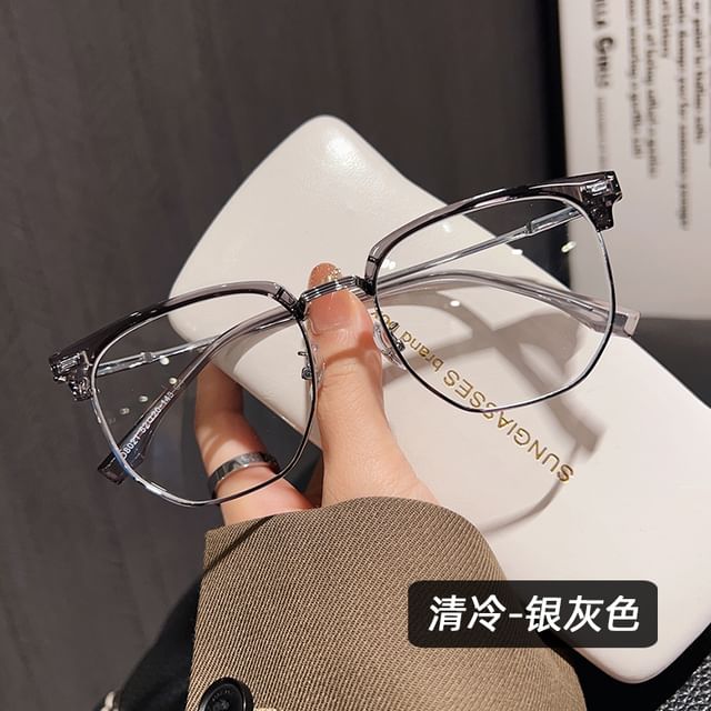 Blue Blocking Glasses Light Half Frame