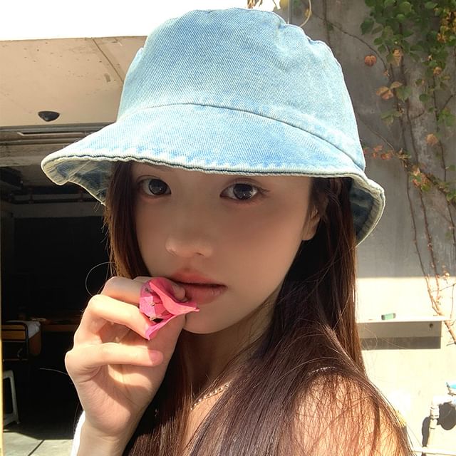 Bucket Denim Washed Hat