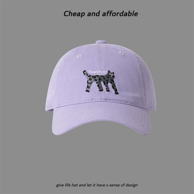 Cat Cap Baseball Embroidered