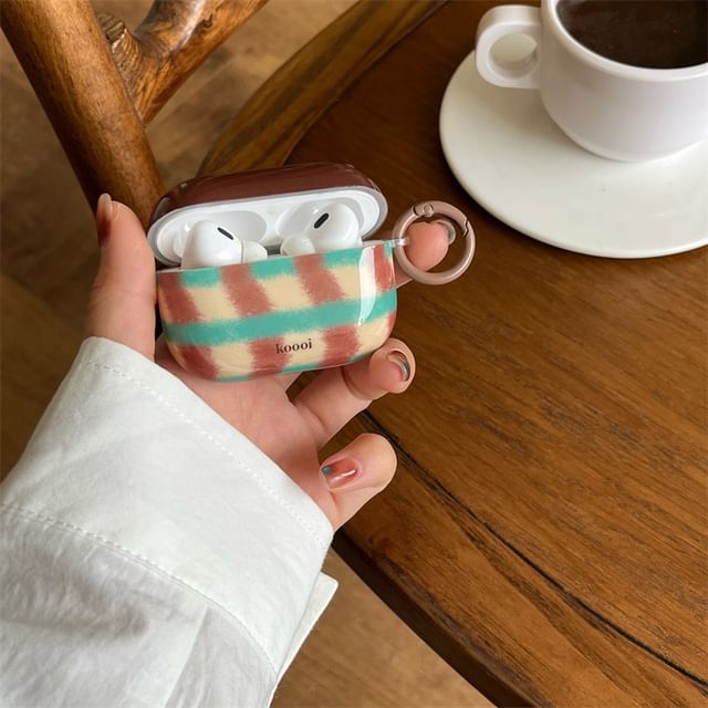 Charm Plaid Set Case Earphone AirPods Skin / Pro