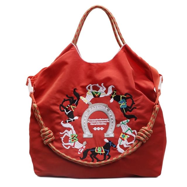 Bag Horse Embroidered Crossbody