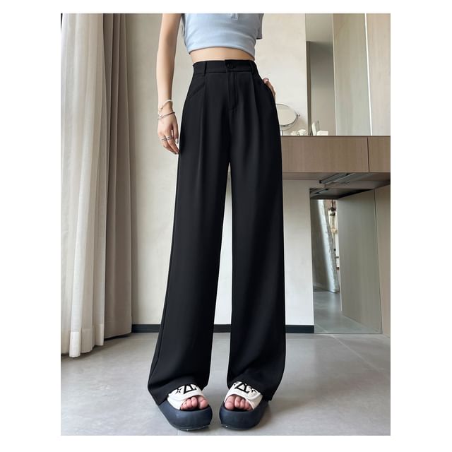 Designs) Wide Waist Pants (Various Dress Leg High Plain