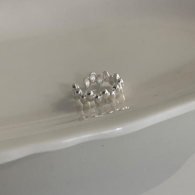 925 Glossy Sterling Silver Open Ring