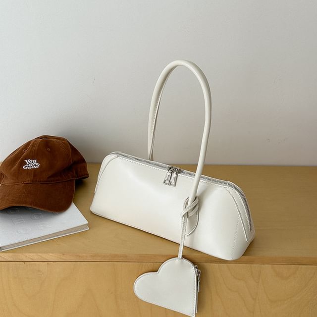 Faux Heart + Bag Set: Shoulder Coin Purse Leather