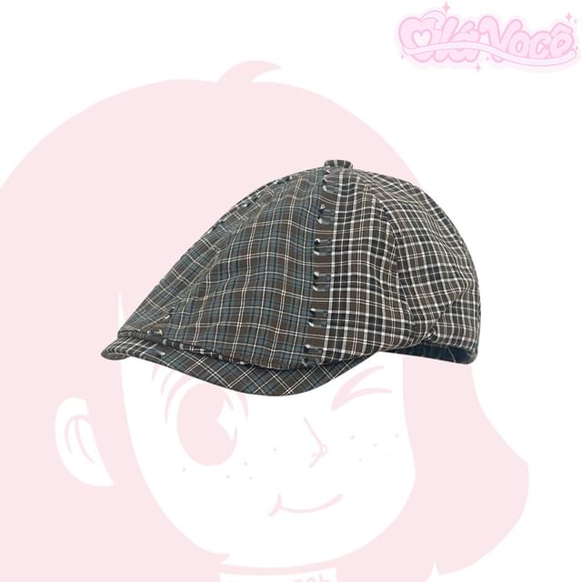 Cap Newsboy Plaid