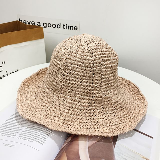 Straw Plain Sun Hat