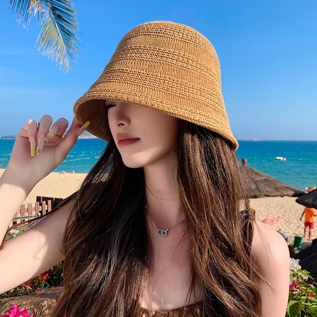 Straw Plain Hat Cloche