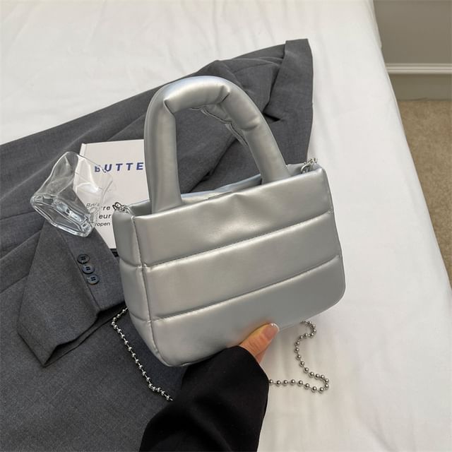 Bucket Top Bag Plain Handle