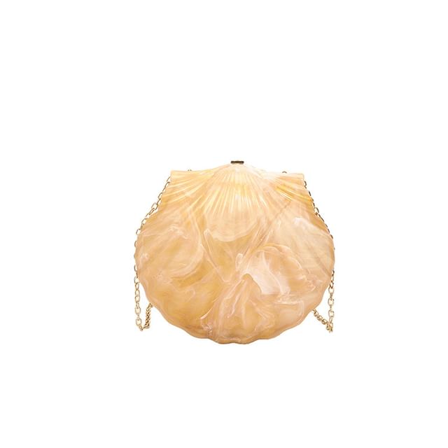 Chain Evening Shell Strap Bag