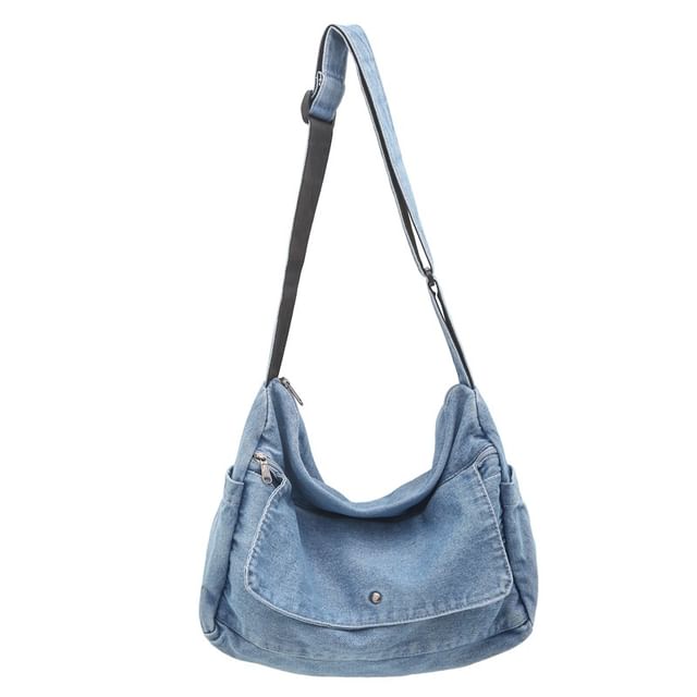 Crossbody Bag Denim Washed