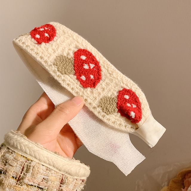 Headband Patterned Crochet Wide