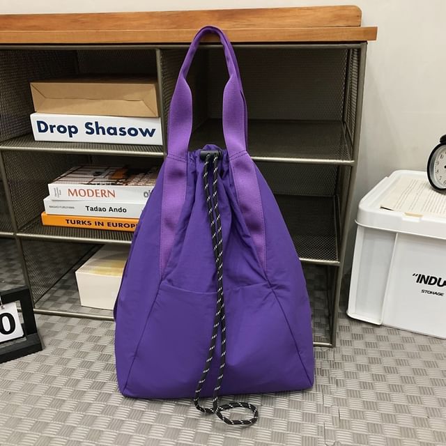 Backpack Plain Drawstring