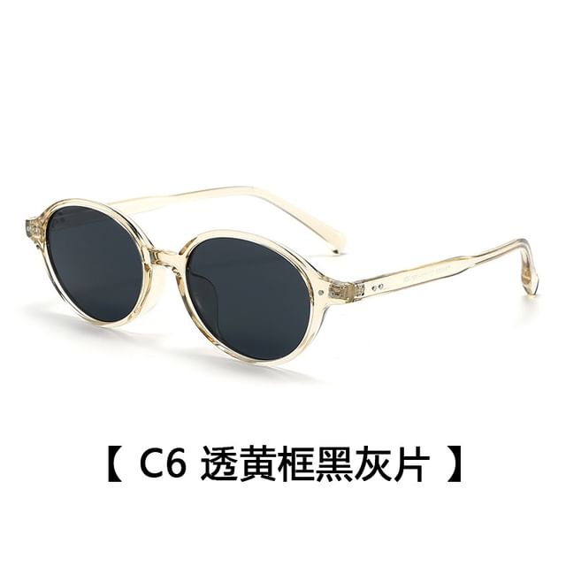 Frame Oval Sunglasses
