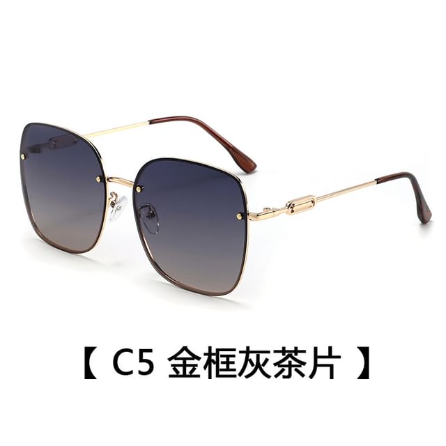 Metal Square Sunglasses