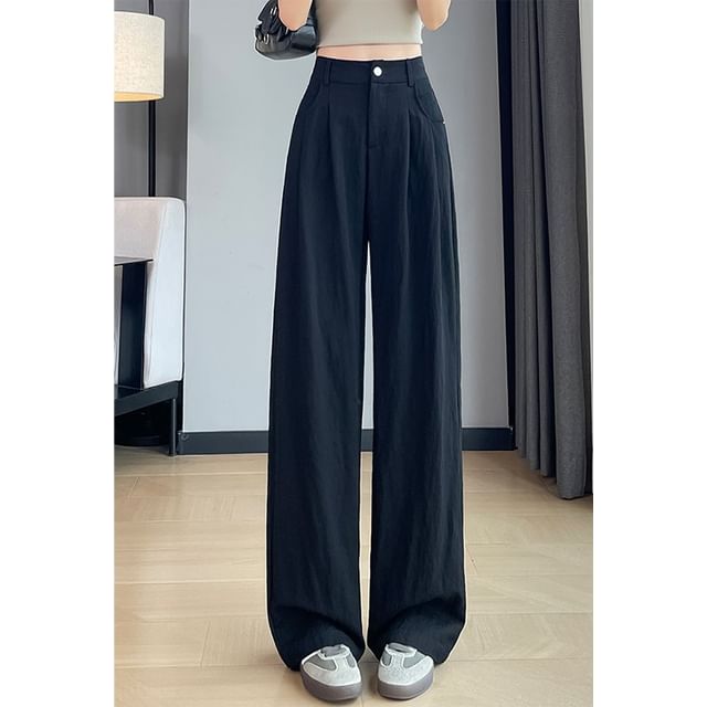 High Designs) Wide (Various Rise Slacks Plain Leg