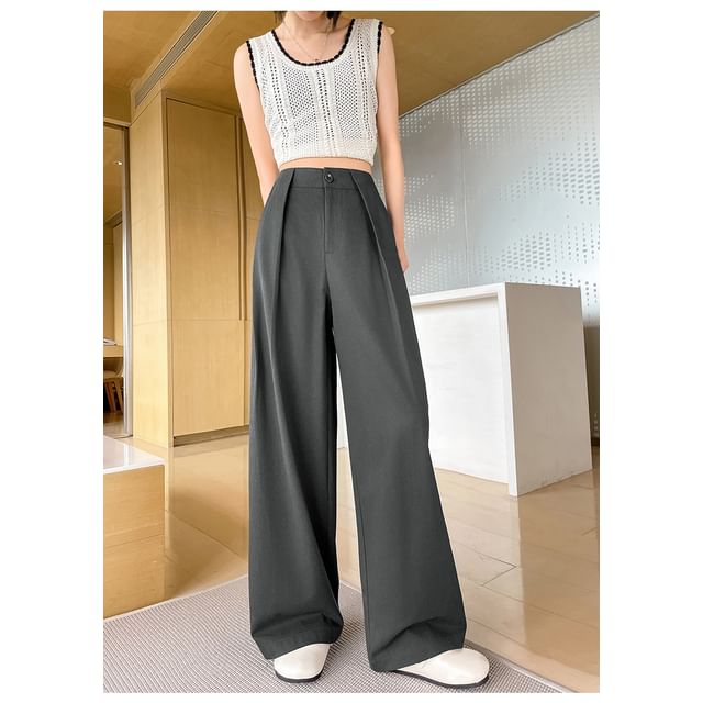 Plain Leg (Various Waist Wide High Designs) Pants Dress