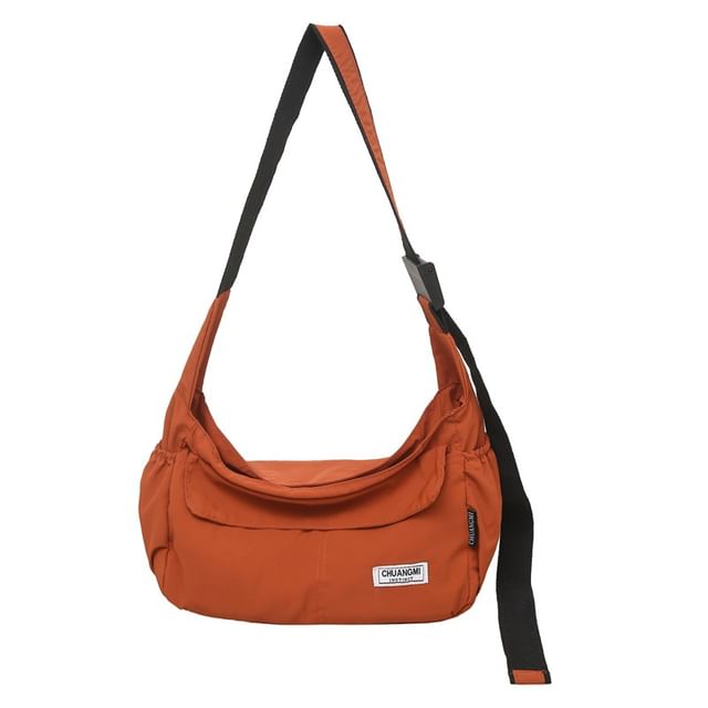 Nylon Crossbody Bag Plain