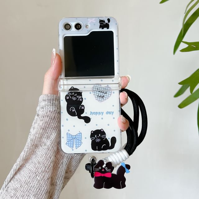 Cat Strap Phone Case Set /
