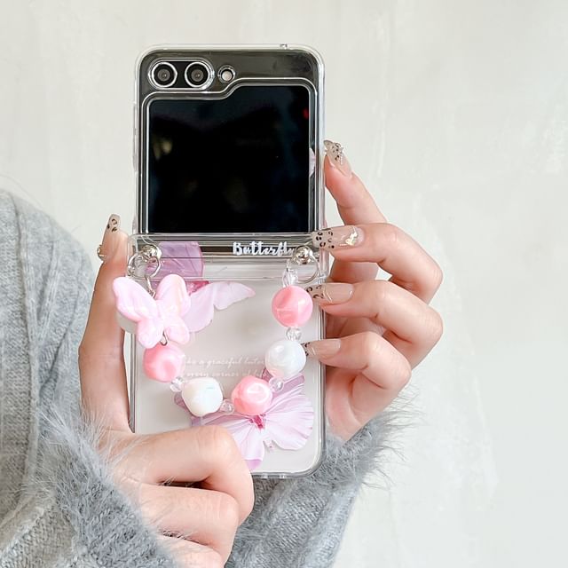 Phone / Butterfly Strap Set Case