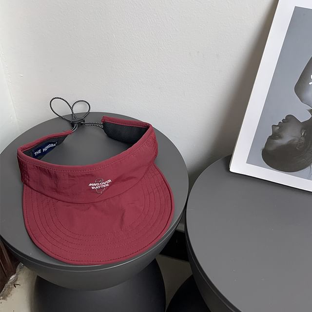 Visor Embroidered Dry Sun Quick