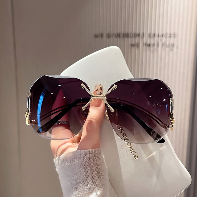 Cleaning Gradient (Various Case Sunglasses Designs) Set: Frameless Cloth +