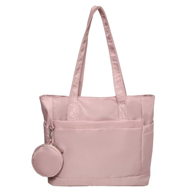 Set: Purse + Plain Coin Tote Bag