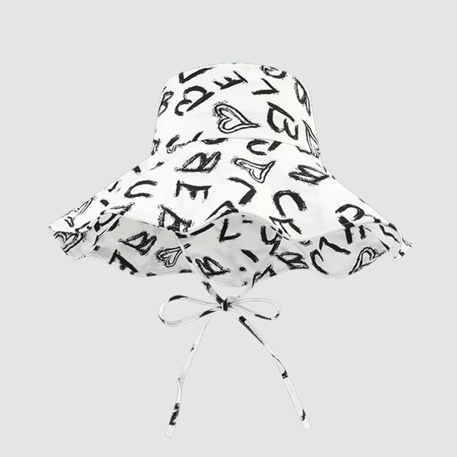 Print Hat Boonie Lettering