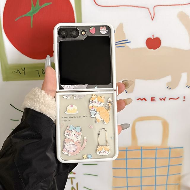 Print Strap Set / Case Phone Cat