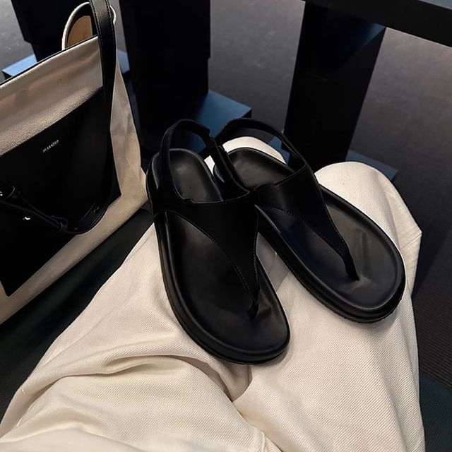 Slingback Thong Sandals