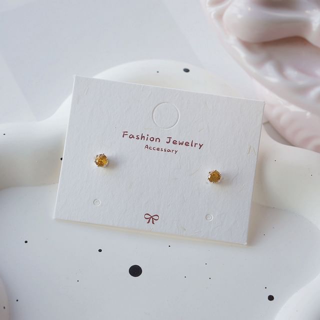 Rhinestone Earring Stud