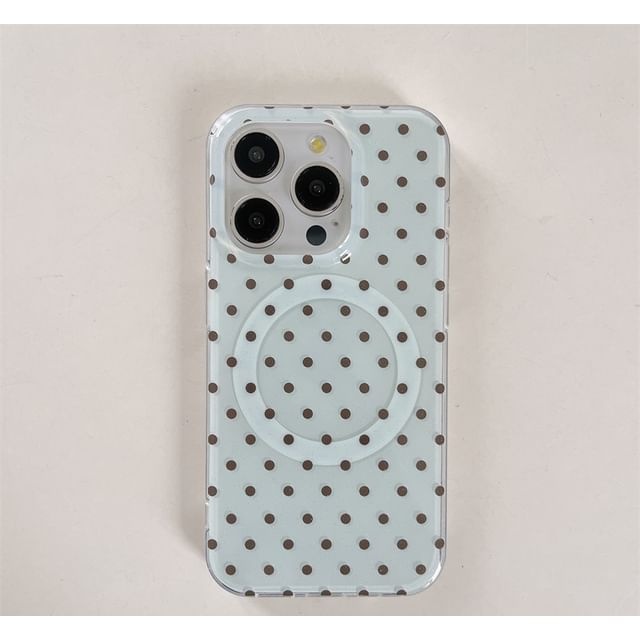 Case Polka MagSafe) Magnetic (Compatible Phone with Dot
