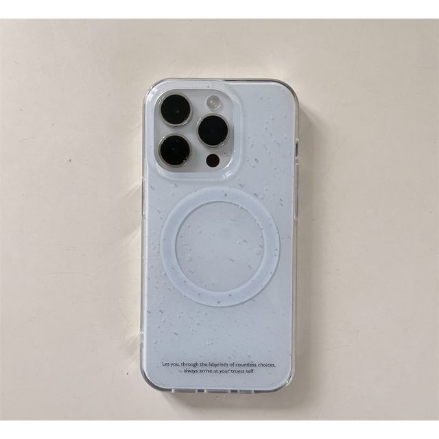 MagSafe) Phone Case Magnetic Glitter (Compatible with
