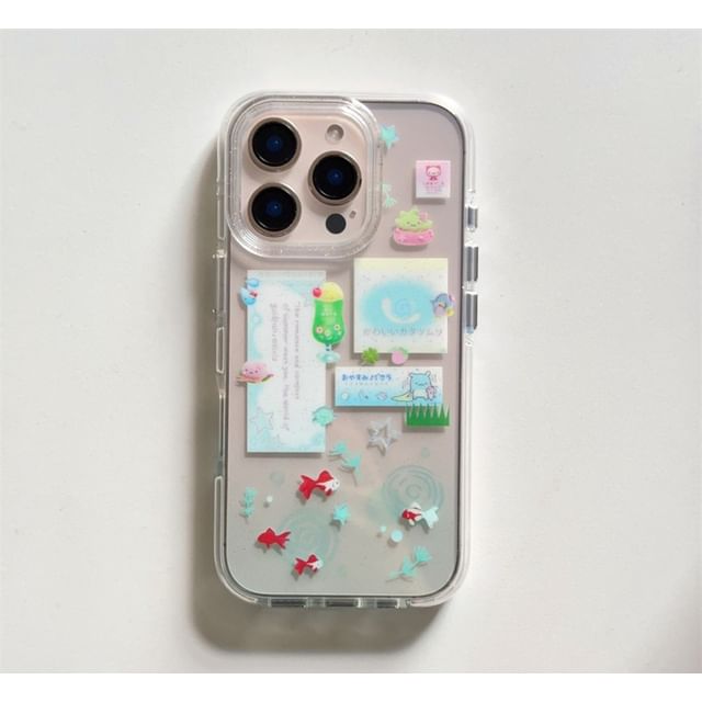 Case Set Charm / Goldfish Phone